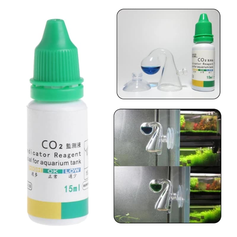 Controllore di gocce di vetro diffuso per acquario di CO2 per monitor di Co2 Combinazione di tester per monitor con indicatore PH a lungo termine