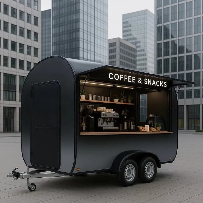 Mobile Container Food Kiosk, Custom Portable Bar Shop, Movable Restaurant Box and Food Trailer for Daily Business
