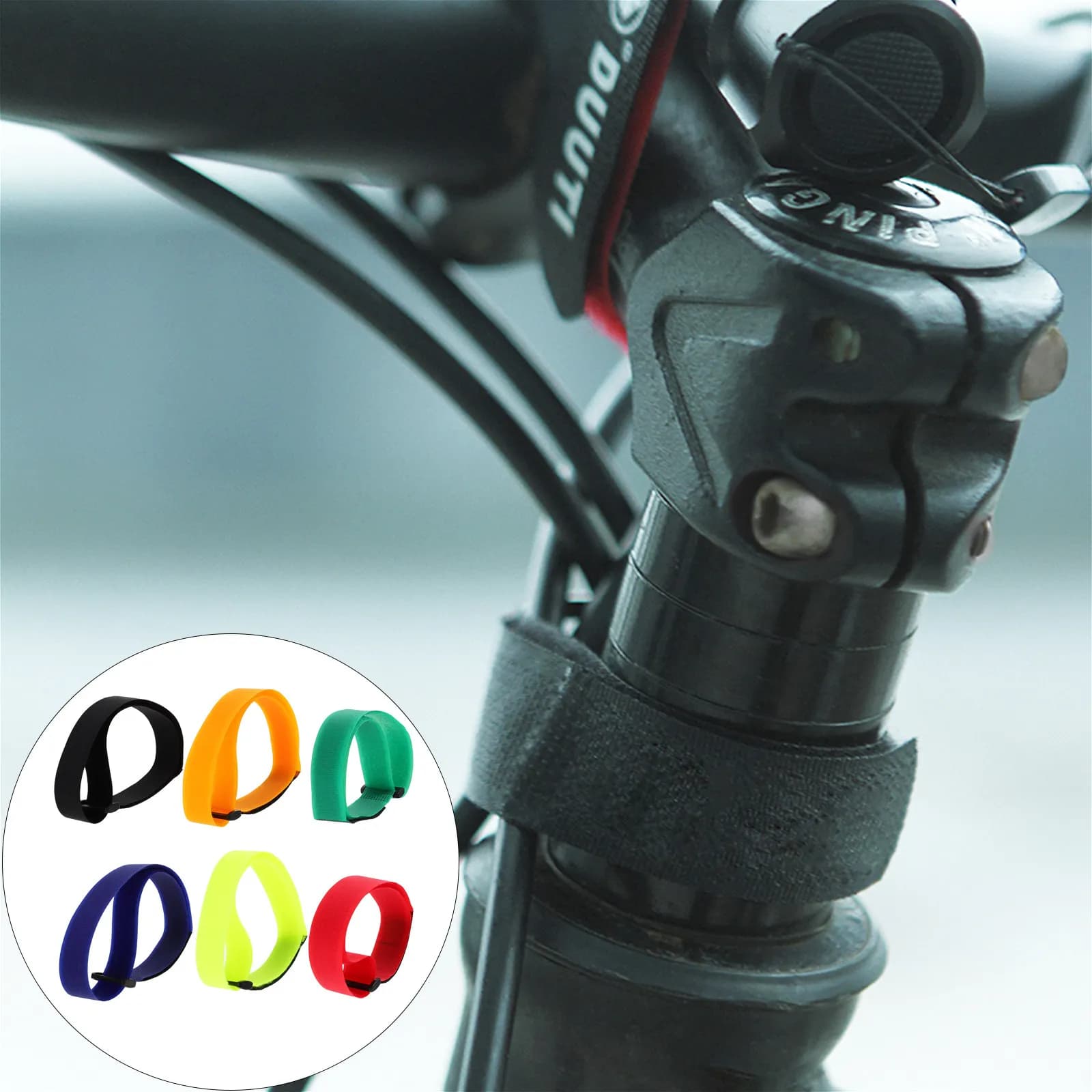12 Pieces Strap Straps Resistant to Stabilize Bicycle Wheels, Manubri, Cables and Yoga Mats