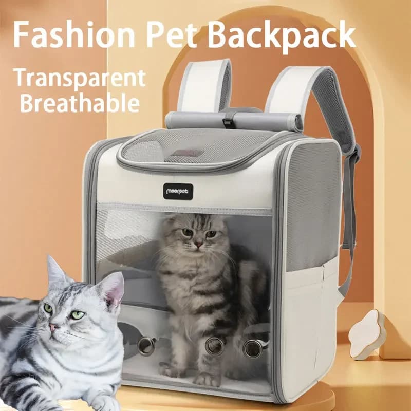 Fashion Multi-functional Pet Bag Portable Backpack for Going Out Large Space Cat Dog Universal Pet Bag