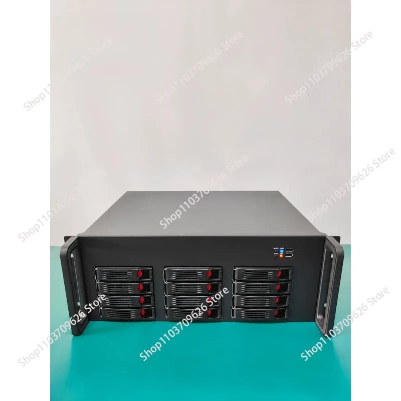 Chassis nas a 12 dischi scheda principale atx sostituibile a caldo aziendale Archiviazione server Synology Multi-disco montato su rack 4U