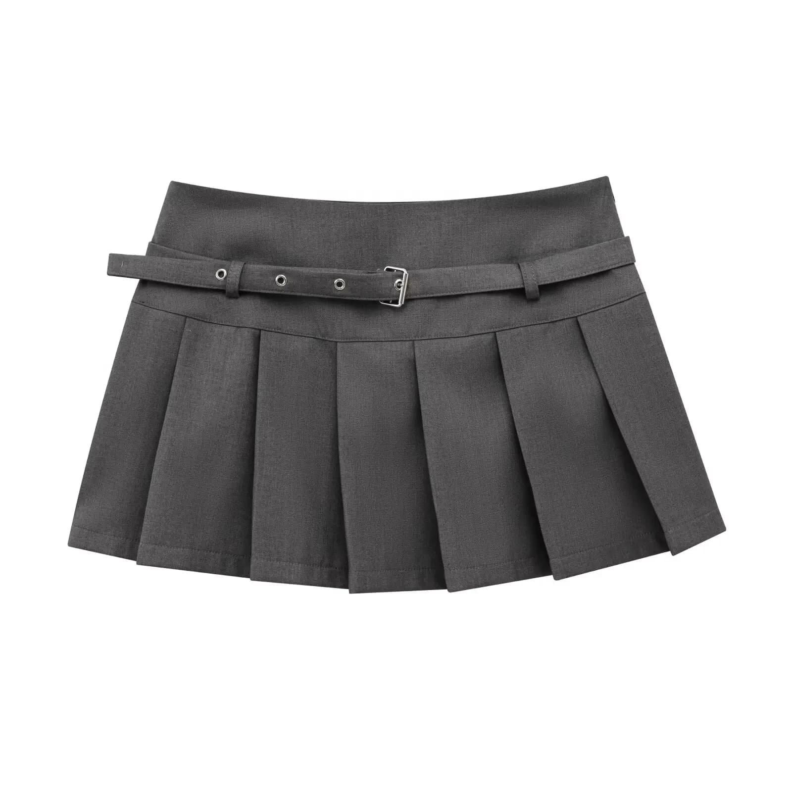 Zevity 2025 New Women's Fashion Style Solid Foot Design Mini skirt Faldas Mujer Female Chic Side Hinge Casual Dresses QUN9270