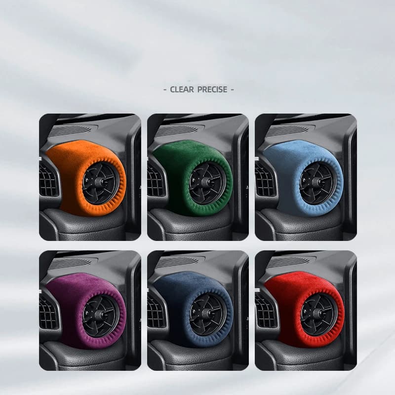 Parti di modifica degli interni dell'auto del telaio della presa d'aria anteriore in pelle scamosciata superiore per Toyota Land Cruiser 250 2024 1958 Prado LC250