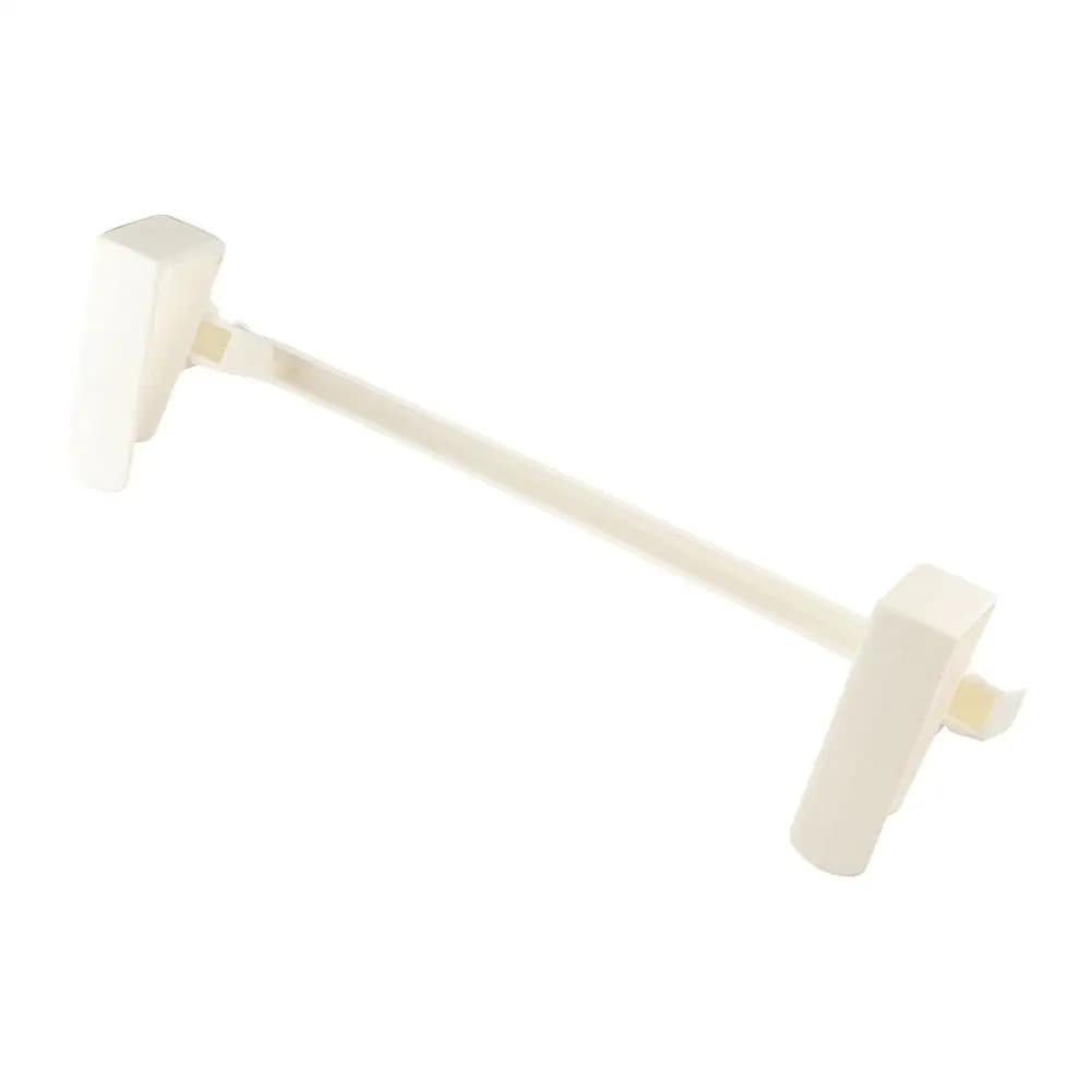 Portasciugamani durevole senza foratura Portasciugamani sospeso bianco Portasciugamani in plastica dura Facile da montare Accessori per il bagno Porta dell'armadio