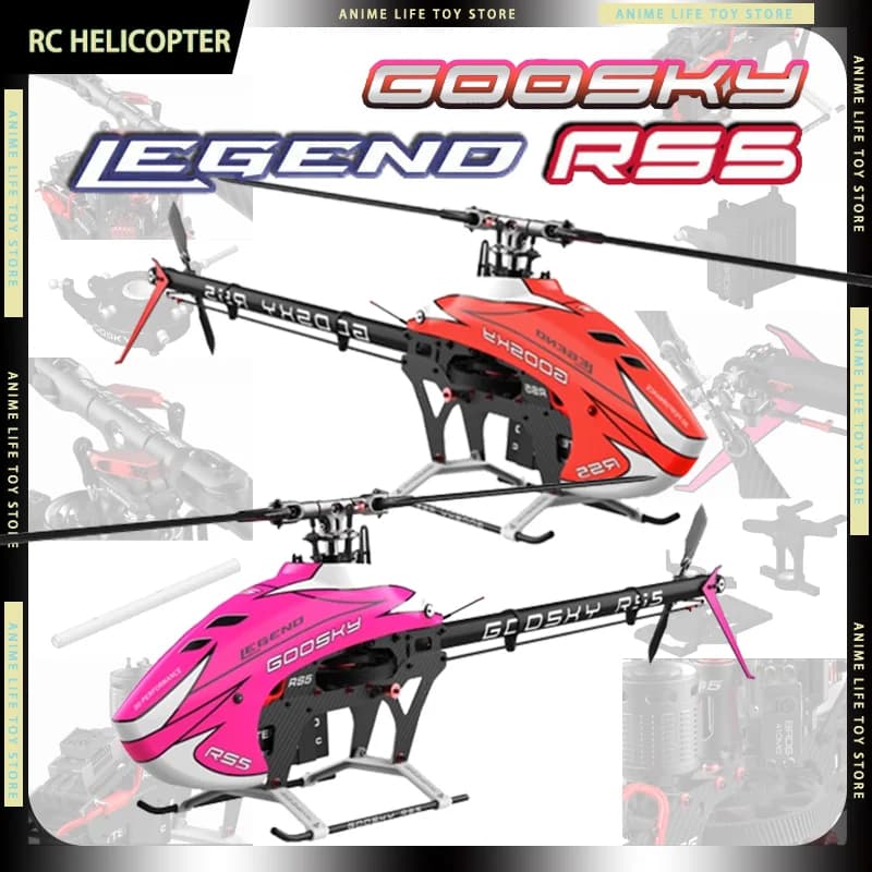 Elicottero RC GOOSKY RS5 560 3D Stunt in Lega, Aeromobile Professionale Telecomandato con Servo BAF060001, Aeroplano RC per Regalo Adulti
