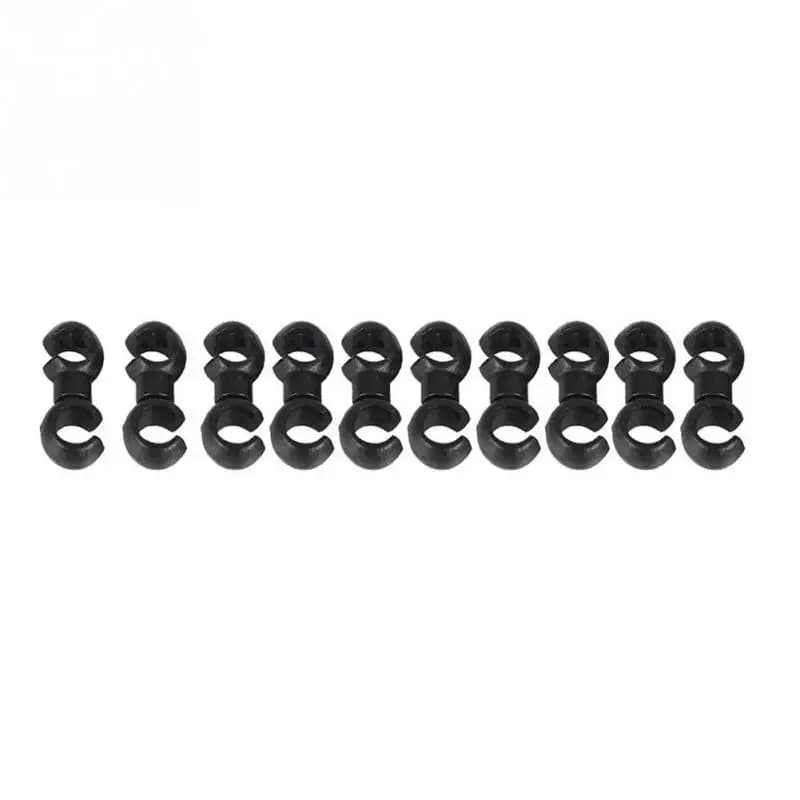 10/20 Pezzi Clip per Cavi Bici, Ganci a S Rotanti, Guide per Cavi Freno e Cambio per Gestione Cavi Bicicletta MTB