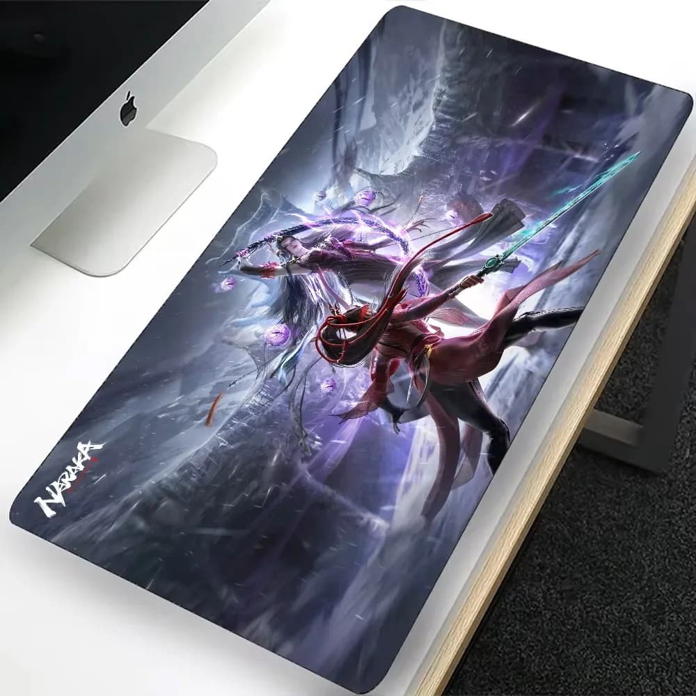 Naraka Bladepoint tappetino per Mouse da gioco di grandi dimensioni tappetino per Mouse per Computer PC Gamer tappetino per Mouse per Laptop Mausepad per ufficio tappetino per tastiera XXL tappetino per scrivania