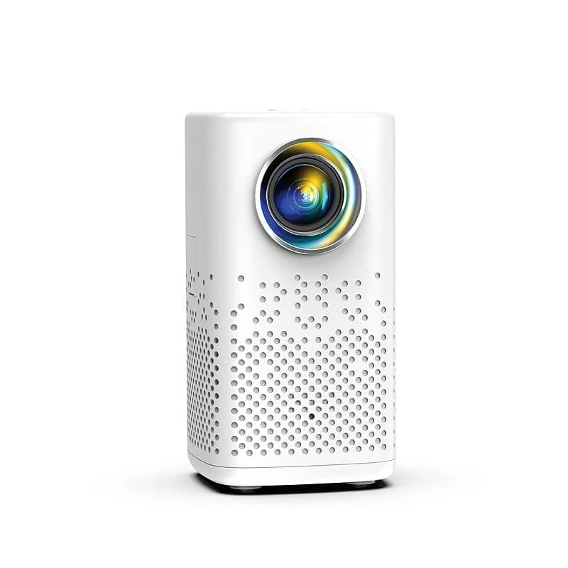 Mini Proiettore Portatile da Esterno, Full HD 1080P Alta Definizione con Batteria Integrata per Home Theater