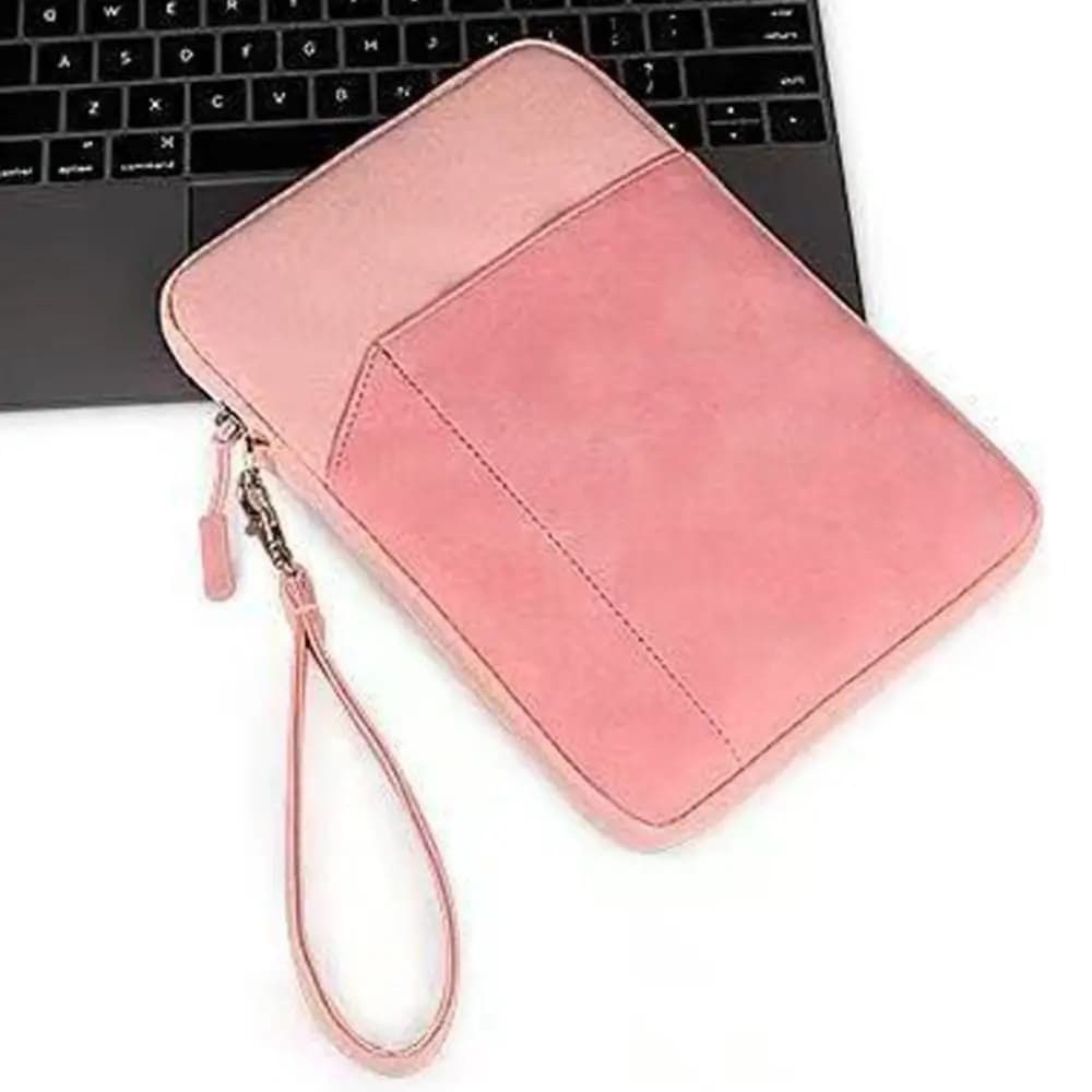 Custodia Protettiva Antigraffio per Tablet, Leggera e Portatile, in Materiale Morbido con Doppia Cerniera