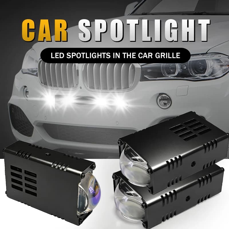 Fari a LED per paraurti, fendinebbia, proiettori, luci da lavoro, mini fari di guida, luci ausiliarie per auto, moto, barre luminose, faretti.