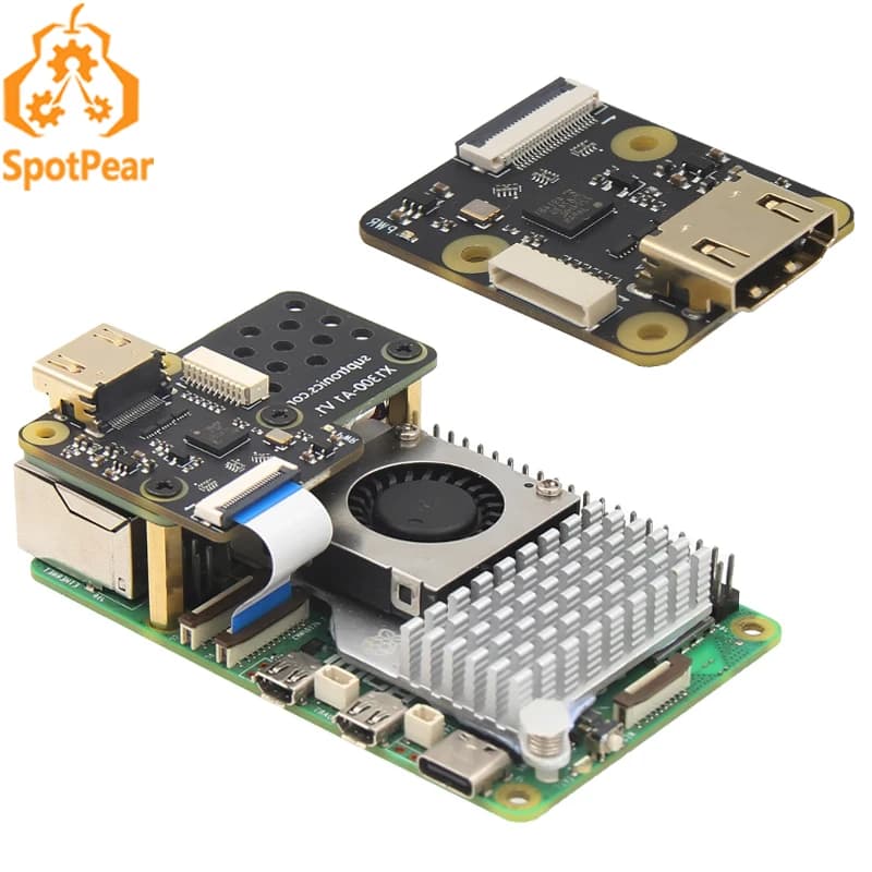 X1300 X1300-A2 Raspberry Pi 5 Da HDMI a CSI-2 Shield 1080P@60fps e audio e video anche