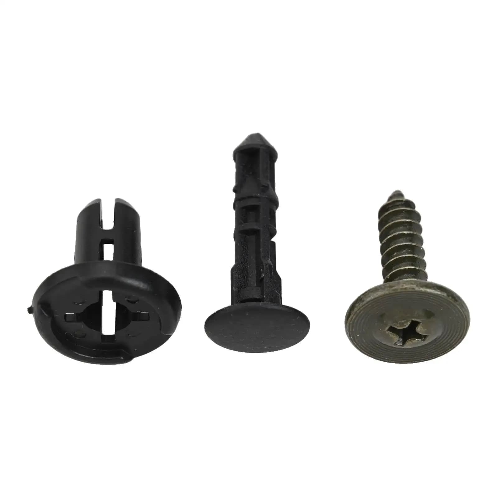 6 D-Ring Tie Down Fixtures with Screws for Truck Boat Trailer Kayak and Utility Uses Requiring Mounting Anchors