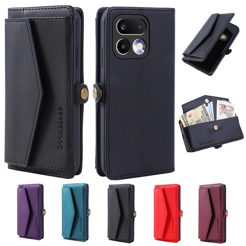 Custodia a Portafoglio in Pelle per Realme 16 Pro, Cover per Realme 16, Custodia per Telefono Oppo Realme 16 Pro+ 5G, Fondina per Realme 16 Pro Plus 5G