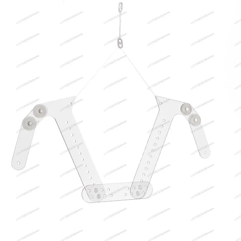 Appendiabiti Invisibile in Acrilico Trasparente per Esposizione Vestiti, Ideale per Fotografia su Sfondo Bianco, Appendiabiti Portatile Professionale per Servizi Fotografici di Abbigliamento