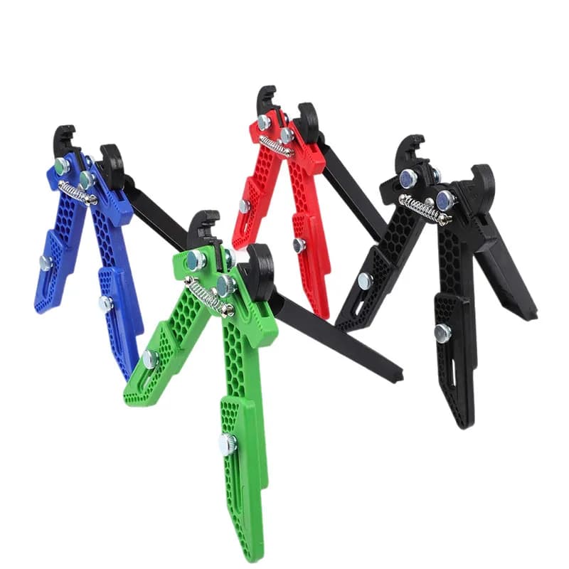 Archery Compound Bow Stand Support Folding Portable Clamp Holder Adjustable Length and Width Hunting Shooting Accessories