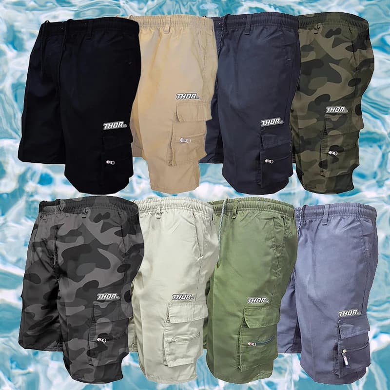 Men's Summer Cycling Pants for Mountain Bike Road THORSOL Sport Comfortable Short Trousers Cargo Bike Men's Pants