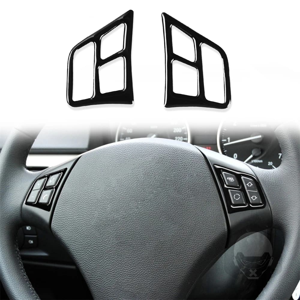 2 pcs for BMW series 3 E90 2005-2012 auto steering wheel control button Trim Cover car Styling accessories