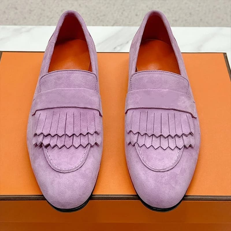 Classic and high quality versatile women's loafers made of genuine leather New handmade shoes 25091912