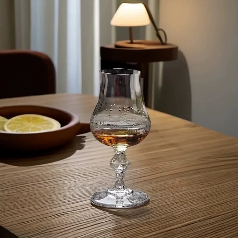 2 Pezzi Bicchieri da Degustazione Macallan King Crystal per Whisky Single Malt, Copita Professionale per Whisky, Calice per Degustazione Vini Fatto a Mano