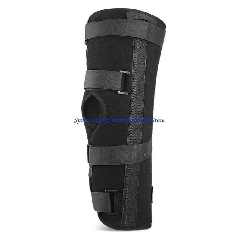Immobilizzatore per ginocchio G7NF con 4 piastre in alluminio, ginocchiera traspirante e stabilizzatore per supporto completo