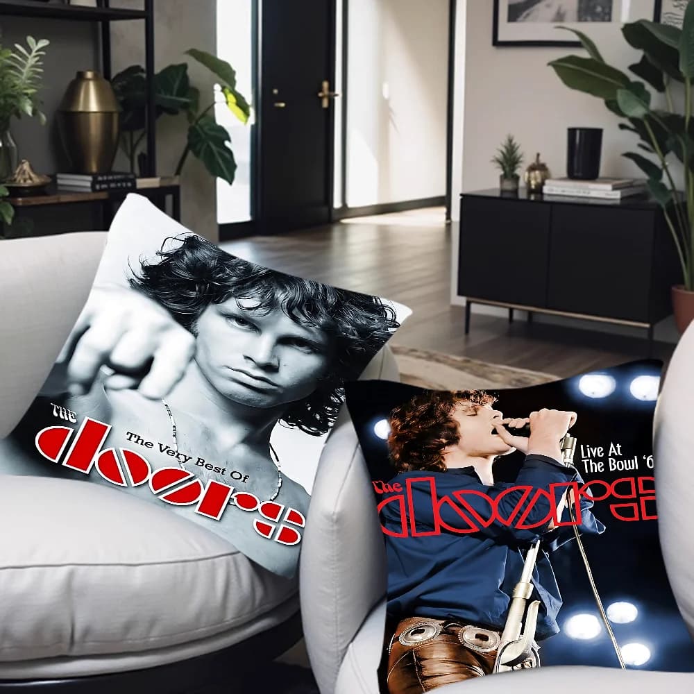 Doors Jim Morrison Pillow Lining Sofa Pillow Sheet Home Room Decoration Children's Gift