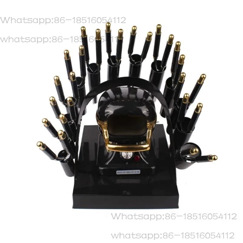 Ceramic ion curling iron Professional styling tool Adjustable heat settings Fast heating styling rack