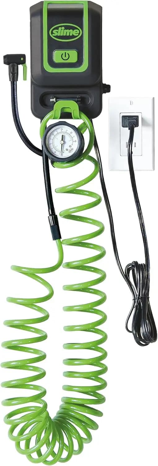 Compressore d'aria portatile per gonfiaggio pneumatici 120V Correzione degli errori con spegnimento automatico per pompa gonfiabile per auto e biciclette