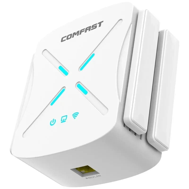 Mini Ripetitore 1800Mbps Comfast CF-XR182 Router Wi-Fi Smart per Casa, Ripetitore Wi-Fi Attraverso Muri, Amplificatore Wireless