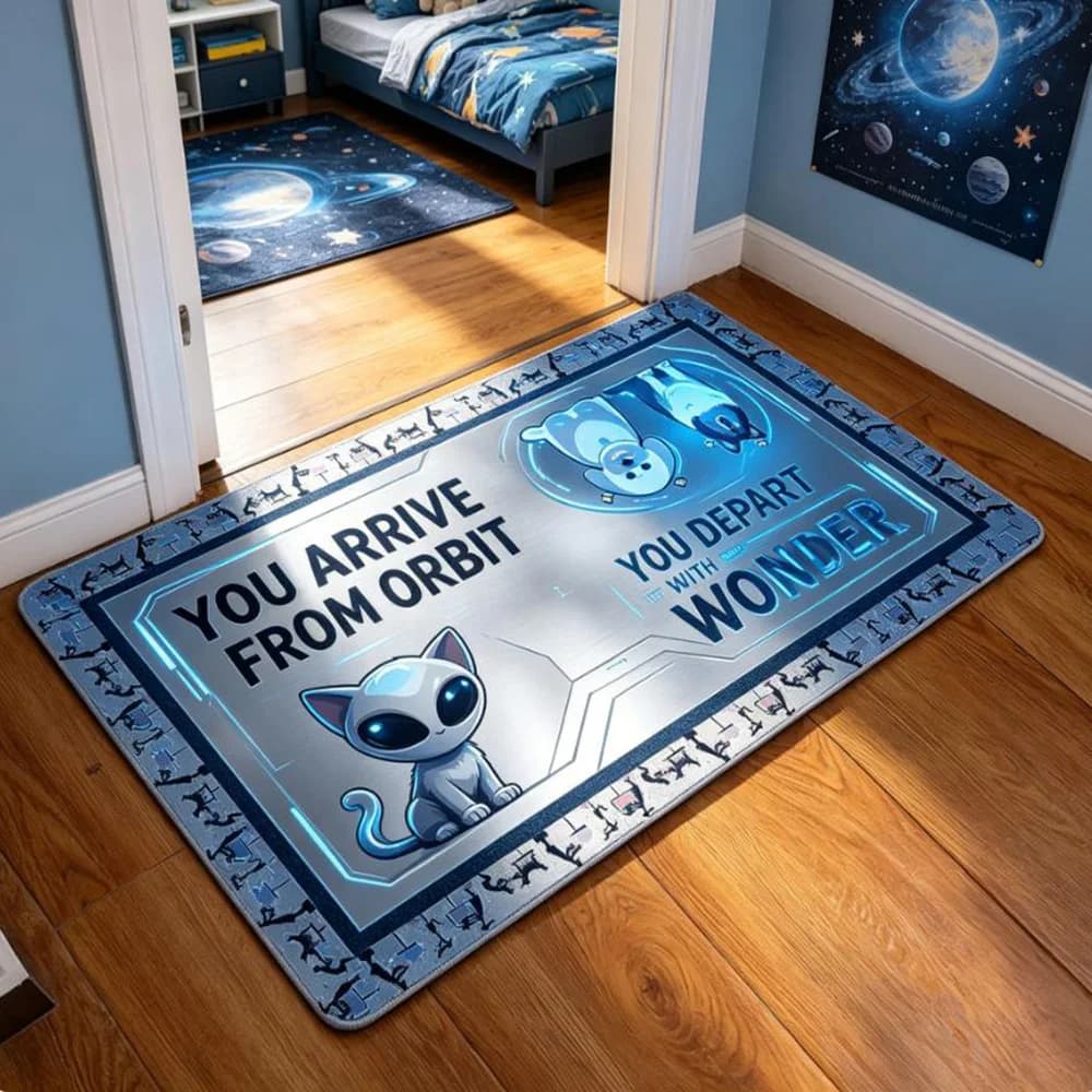 Gamer room rug gift for gamer custom name print cute cartoon art design long lasting mat for studio indoor decorative layout