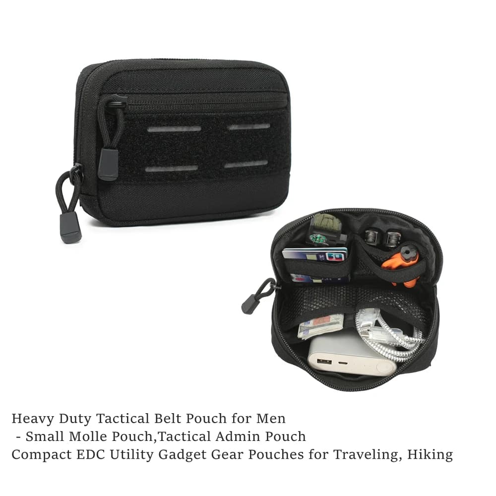 Borsa Tattica Resistente da Cintura per Uomo, Piccola Tasca Molle, Borsa Admin Tattica Compatta, Gadget EDC, Borsa Porta Attrezzi