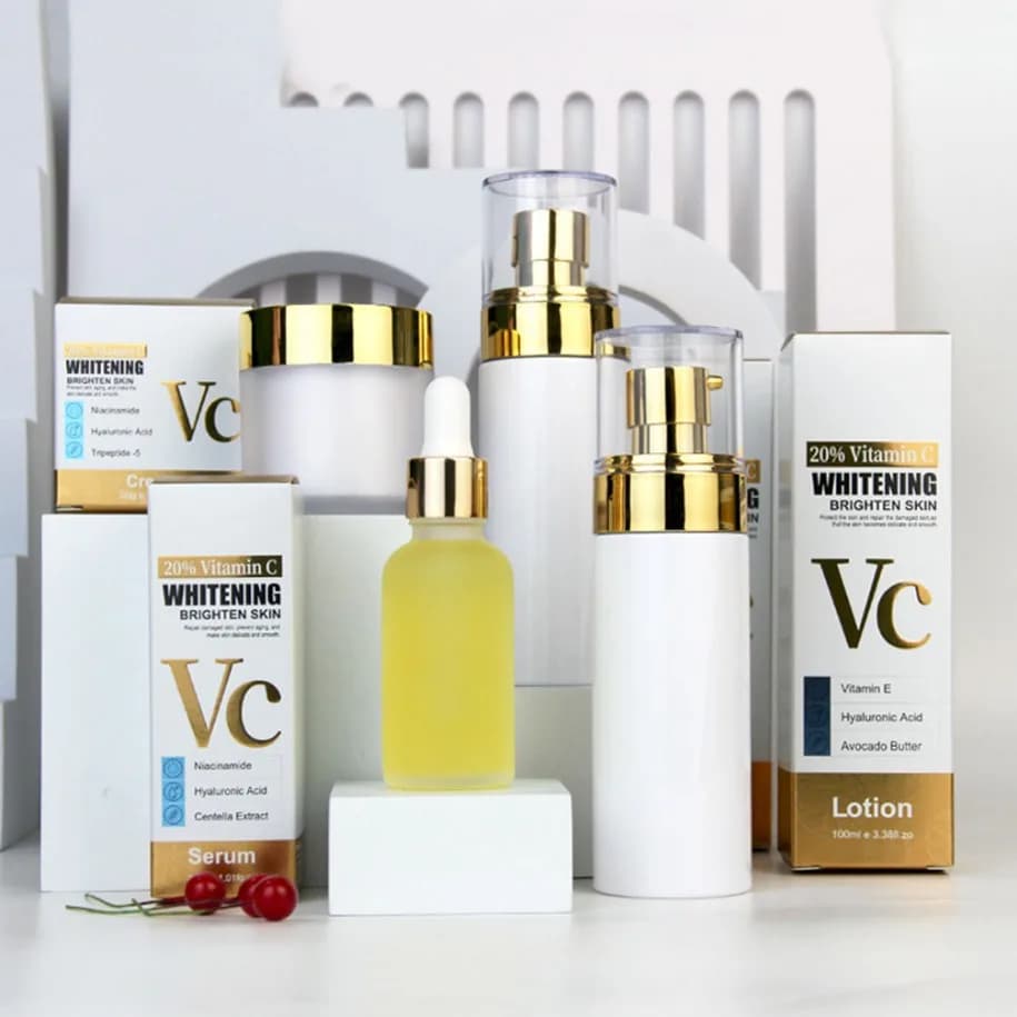 Customized Logo Vegan Makeup Serum Vitamin C Face Wholesale Scratch Moisturizing Essence Primer Face with Private Label