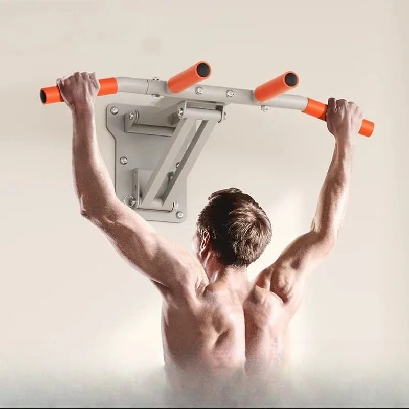 Pull-up household indoor horizontal bar, perforated wall fixed wall horizontal bar