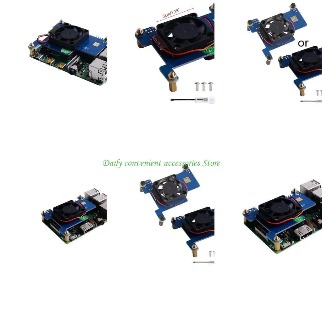 POE 97QB Power over Ethernet cooling fan for 4B/3B+/3B