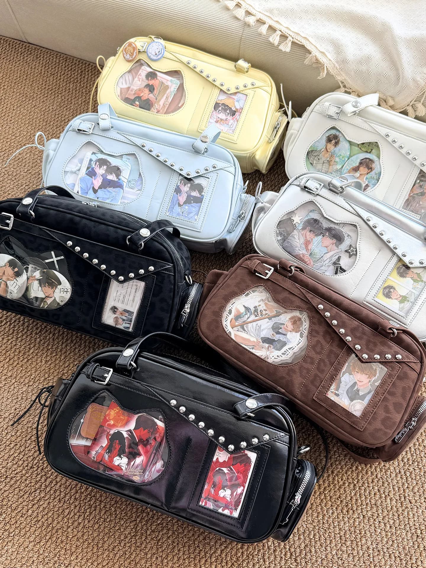 Small Transparent Window Bag for Women's Crossbody Bag Original Daily Versatile Shoulder Bags