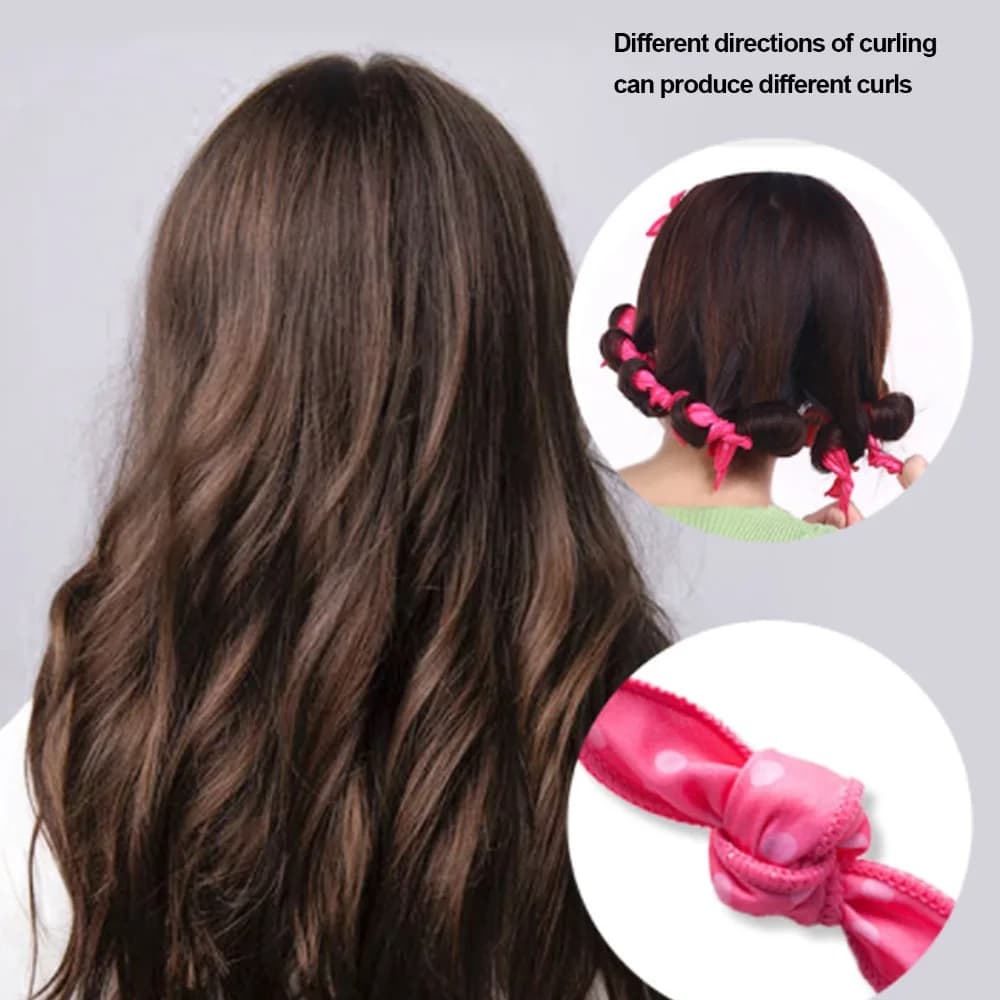 20pcs Folding Design Soft Foam Rollers Flexible Heatless No Heat Hair Curlers Soft Reusable Sponge Hair Rollers For Women