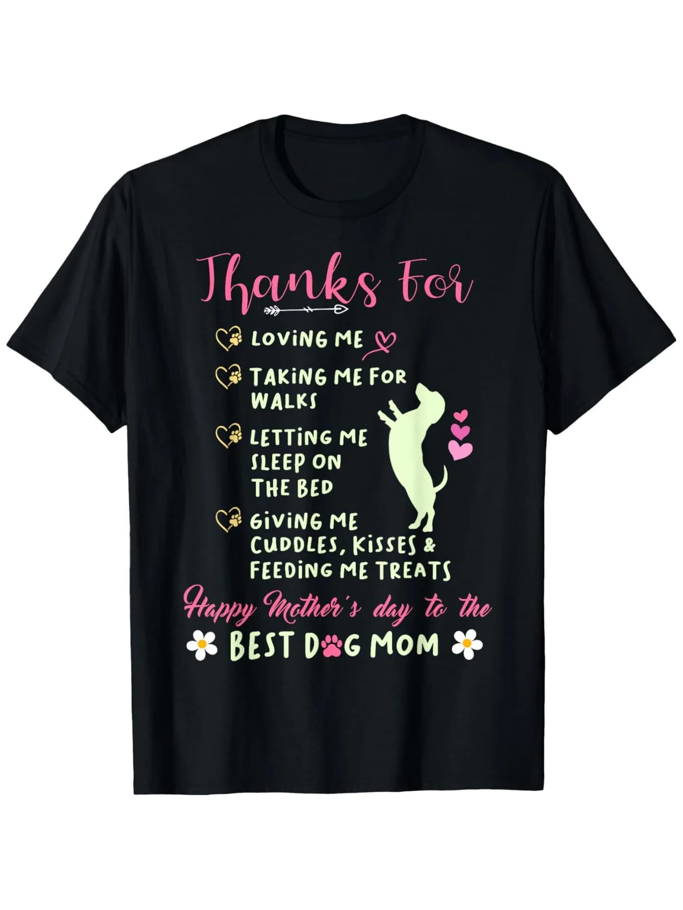 T-shirt "Best Dog Mom Bassotto" per la festa della mamma felice - 100% cotone, regalo nero S-XXXL
