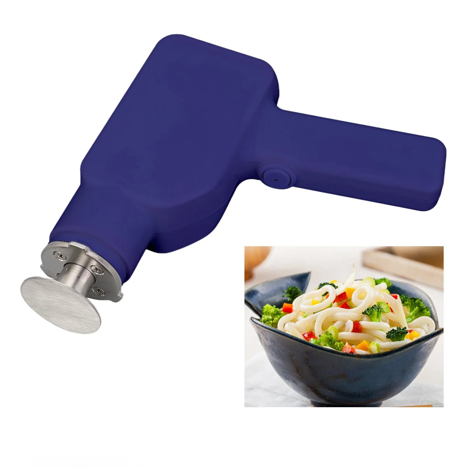 Macchina per pasta elettrica senza fili 40W Macchina per pasta automatica portatile in acciaio inossidabile Apparecchio da cucina 304