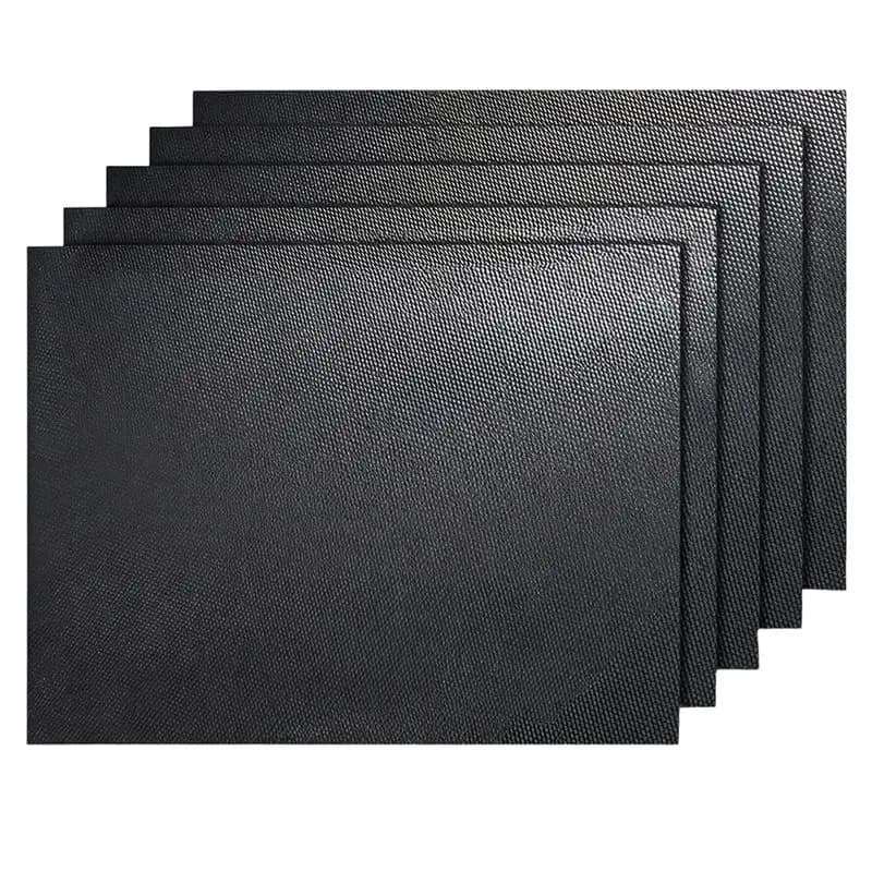 ABKY-Tappetini per forno di grandi dimensioni, riutilizzabili, confezione da 5, 50 x 40 cm, resistenti e antiaderenti, per il fondo dei forni elettrici.