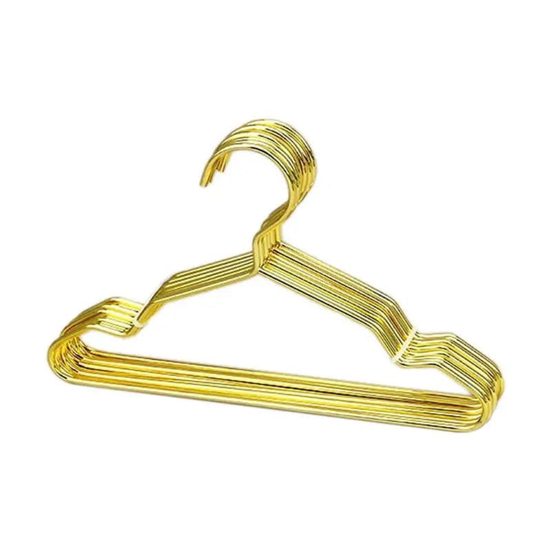 AS63-Pet Apparel Hangers Small Metal Clothes Hanger For Dog Cat Puppet Pet Store Clothes Support Mini Hanger