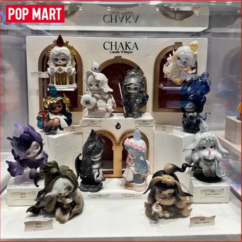 Genuine POP MART CHAKA Candle Whisper LUMINOUS REVERIE Series Blind Box Toys Kawaii Anime Action Figure Girls Gift