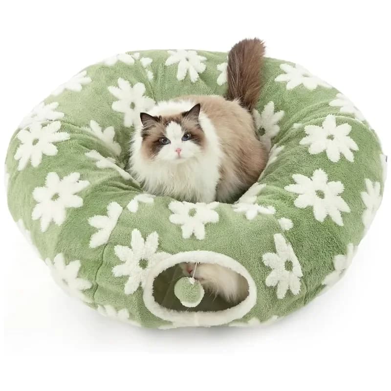 Senye PB177 Interactive Foldable Eco-Friendly Pet Cat Tunnel Bed Nest Indoor Soft Plush Oxford Cloth Cat Trees Scratcher