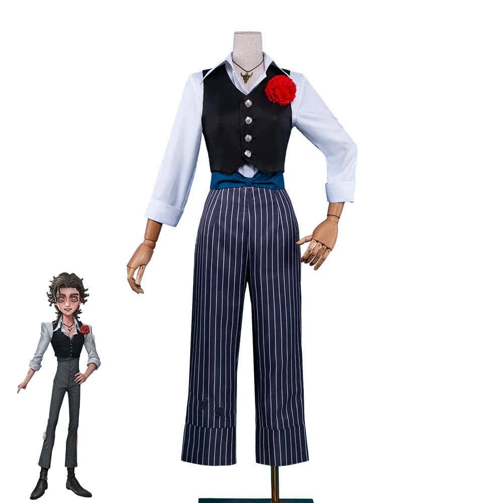 Men's Identity V Hernando Romero Matador Cosplay Costume Anime Game Bullfighter Outfit for Halloween Party Role Play