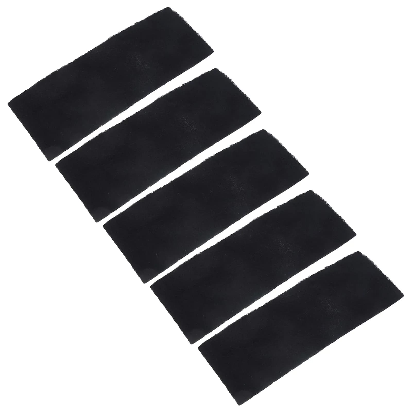 5Pcs Activated Carbon Filter Ceiling Fan Self-Adhesive Air Purifier Pads Dust Protector Indoor Fan Blade Filter Pads Universal