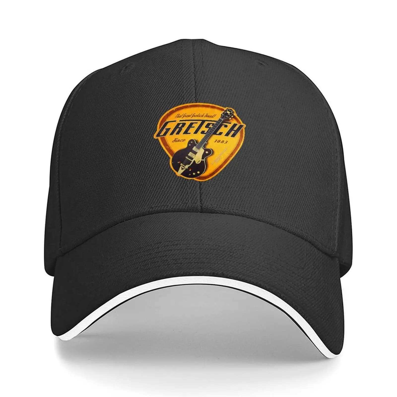 Vintage Gretsch Leggendaria Plettro per chitarra - plettro 1962 Country Gentleman Berretto da baseball Cappello da sole Cappello da festa Berretto da donna maschile