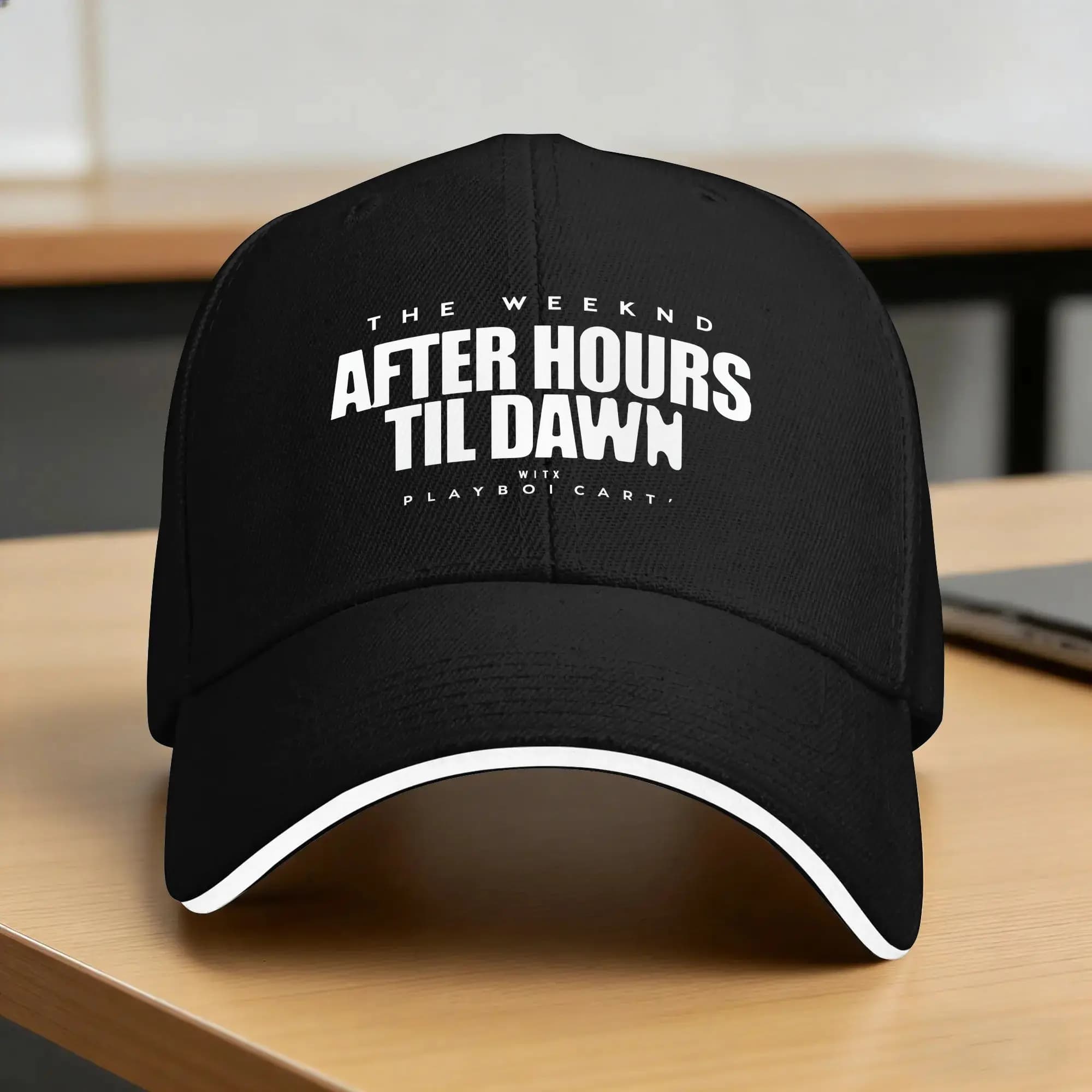 After Hours Til Dawn Stadium Tour 2026 Casual Baseball Cap Camping Trucker Hat Summer High Quality y2k Cool Snapback Cap