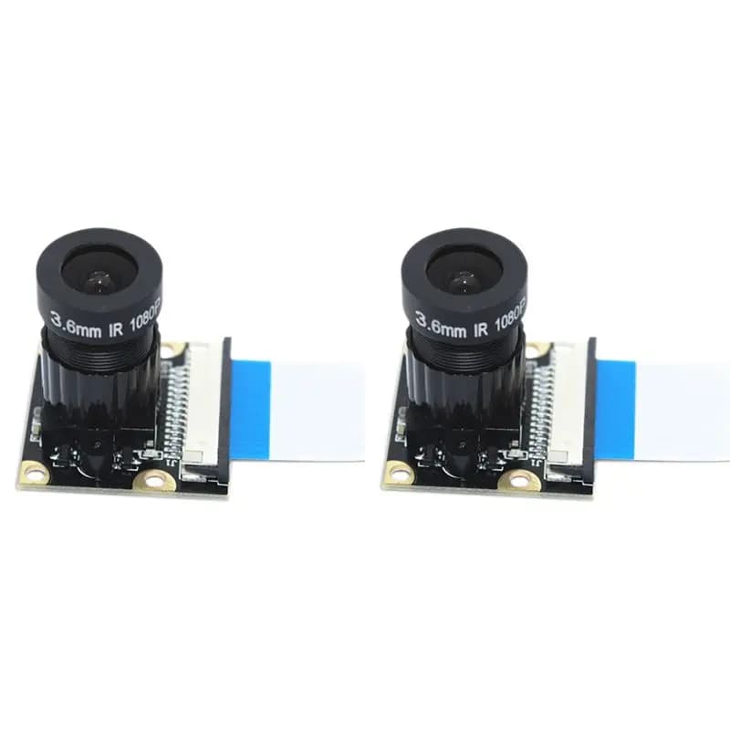 Exquisite-2X 1080P 5 million pixels 1.8 75 ° OV5647 wide-angle chip for Raspberry Pi 2/4/3 B+