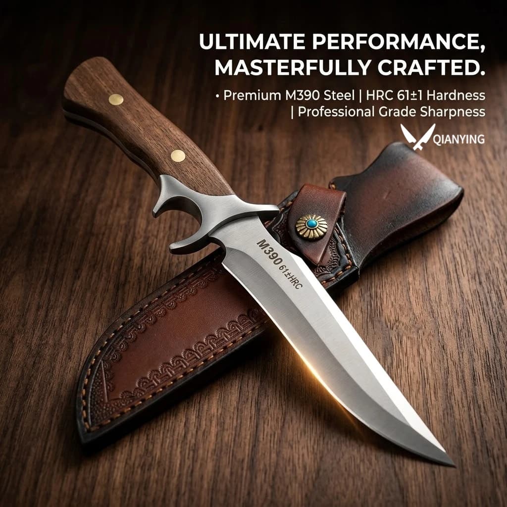 Premium M390 Stainless steel Kitchen knife Kitchen accessories High hardness Meat Cleaver Butcher Boning knife Cooking Knives