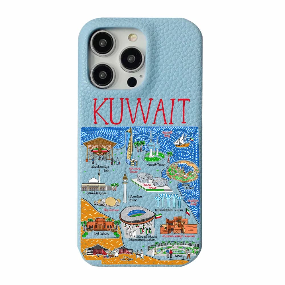 Per Iphone 14 13 15 17 Pro Xs Max 12 Mini 11 16 Plus Copertine di lusso Personalizza lettere iniziali Pelle PU Bahrain Cover in pelle