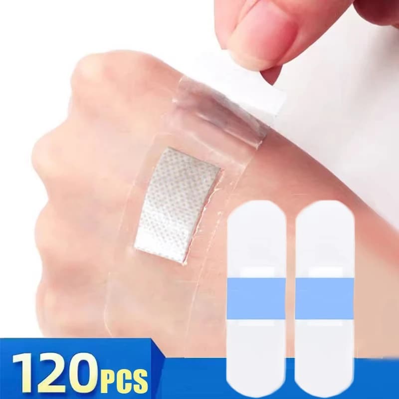 120 pieces of waterproof, transparent, invisible, hemostatic, breathable, wear-resistant