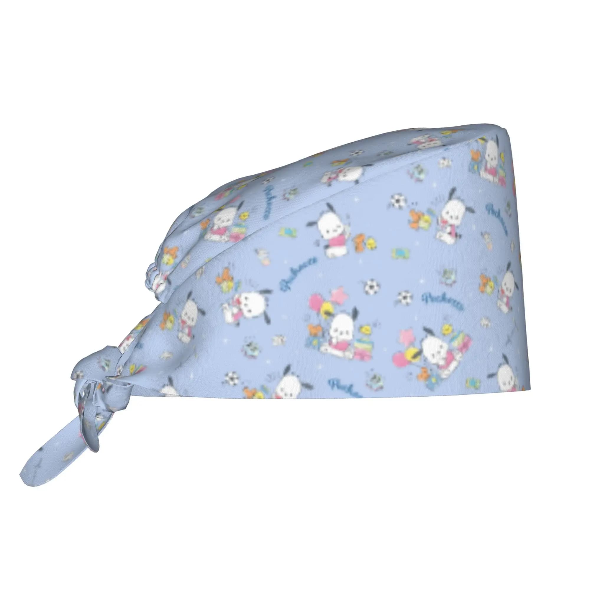 Cappello da Lavoro Personalizzabile P-Pochaccoes per Uomo e Donna, Berretto con Stampa di Cane Cartone Animato, Cappello per Infermieri, Dottori, Chirurghi e Chef